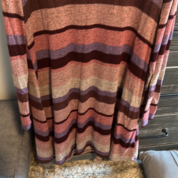 Cupio colorful striped long sleeve sweater/dress. XL. - Picture 4 of 7